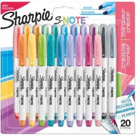 Conjunto de Canetas de Feltro Sharpie 2139179 Multicolor 20 Peças de Sharpie, Marcadores permanentes - Ref: M0318875, Preço: ...