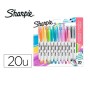 Ensemble de Marqueurs Sharpie 2139179 Multicouleur 20 Pièces de Sharpie, Marqueurs indélébiles & Stylos-marqueurs - Réf : M03...