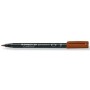 Permanent marker Staedtler Lumocolor Brown (10 Units) | Tienda24 Tienda24.eu