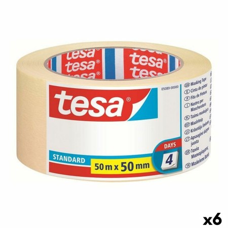 Fita Adesiva TESA 50 m 50 mm Branco | Tienda24 Tienda24.eu