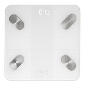 Balance Numérique de Salle de Bain Adler AD 8186w Blanc Verre trempé 180 kg de Adler, Balances - Réf : S91105489, Prix : 17,4...