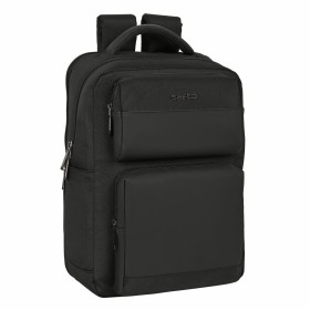 Rucksack for Laptop and Tablet with USB Output Safta Business Black (31 x 45 x 23 cm) | Tienda24 Tienda24.eu