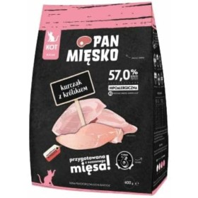 Cat food PAN MIĘSKO Chicken Chicken 400 g by PAN MIĘSKO, Dry - Ref: S91105834, Price: 3,65 €, Discount: %