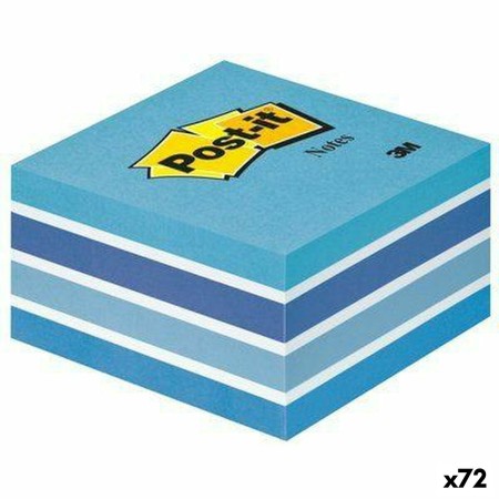 Notas Adesivas Post-it Azul Pastel 76 x 76 mm (72 Unidades) | Tienda24 Tienda24.eu