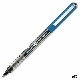 Boligrafo de tinta líquida Uni-Ball Rollerball Signo Basicos UM-120 Azul 0,5 mm (12 Piezas) | Tienda24 Tienda24.eu