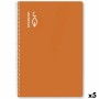 Cahier ESCOLOFI Orange Din A4 50 Volets (5 Unités) | Tienda24 Tienda24.eu