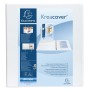 Reliure à anneaux Exacompta Kreacover Blanc A4+ (10 Unités) | Tienda24 Tienda24.eu