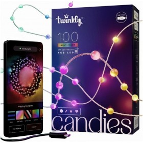 Guirlande lumineuse LED Twinkly TWKP100RGB-G Noël 10 W Multicouleur de Twinkly, Noël - Réf : S91106235, Prix : 50,41 €, Remis...