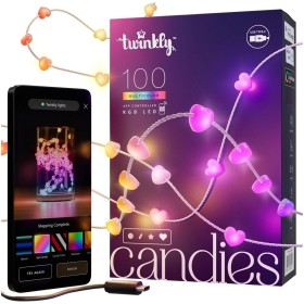 Guirlande lumineuse LED Twinkly TWKH100RGB-T Noël 10 W Multicouleur de Twinkly, Noël - Réf : S91106238, Prix : 50,41 €, Remis...