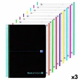 Caderno Pacsa Multicolor Din A4 5 Peças 80 Folhas | Tienda24 Tienda24.eu