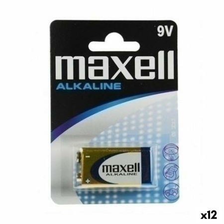 Alkline-Batterie Maxell 9 V 6LR61 (12 Stück) | Tienda24 Tienda24.eu