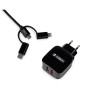 Wandladegerät Subblim SUB-CHG-1ZWC02 Schwarz von Subblim, USB-Kabel - Ref: M0319208, Preis: 9,75 €, Rabatt: %