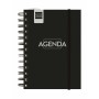 Agenda Finocam Noir 1/8 12 x 16,4 cm 2024-2025 | Tienda24 Tienda24.eu