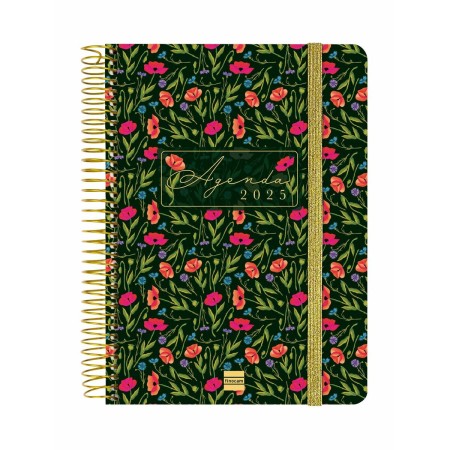 Agenda Finocam Cloe Negro A5 2024-2025 | Tienda24 Tienda24.eu