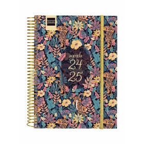 Agenda Finocam Capri Negro 11,8 x 16,8 cm 2024-2025 | Tienda24 Tienda24.eu