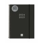 Agenda Finocam Negro A5 15,5 x 21,2 cm 2024-2025 | Tienda24 Tienda24.eu