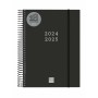 Agenda Finocam Negro A5 15,5 x 21,2 cm 2024-2025 | Tienda24 Tienda24.eu