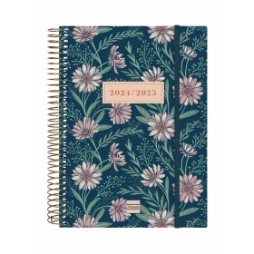 Agenda Finocam Daisy Multicolor A5 15,5 x 21,2 cm 2024-2025 | Tienda24 Tienda24.eu