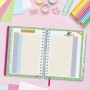 Agenda Finocam Talkual Style Multicolor Quarto 15,5 x 21,7 cm 2024-2025 | Tienda24 Tienda24.eu