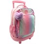 Mochila Escolar com Rodas Blin-Blin Kuky Cor de Rosa 43 x 34 x 24 cm | Tienda24 Tienda24.eu