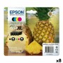 Cartouche d'encre originale Epson XP-2200 WF-2910DWF 604XL Noir/Cyan/Magenta/Jaune (8 Unités) | Tienda24 Tienda24.eu