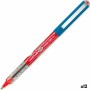 Boligrafo de tinta líquida Uni-Ball ROLLERBALL EYE OCEAN CARE 0,5 mm Rojo (12 Unidades) | Tienda24 Tienda24.eu