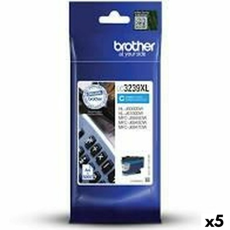 Tinteiro de Tinta Original Brother HLJ6000 / MFCJ5945 / MFCJ6945 Ciano (5 Unidades) | Tienda24 Tienda24.eu