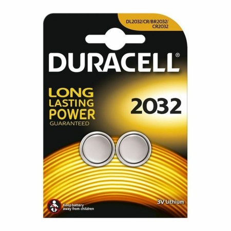 Batteries DURACELL DL2032B2 3V (10 Unités) | Tienda24 Tienda24.eu