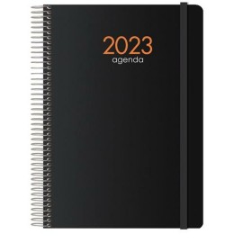 Agenda Finocam Minimal Preto A5 14 x 19 cm 2024-2025 | Tienda24 Tienda24.eu