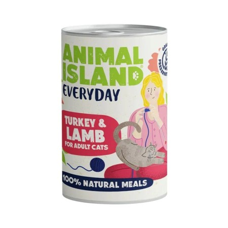 Comida para gato ANIMAL ISLAND Turkey 400 g | Tienda24 - Global Online Shop Tienda24.eu