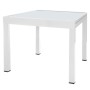 Expandable table Thais 90 x 90 x 74 cm Aluminium | Tienda24 Tienda24.eu