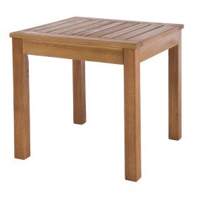 Mesa de apoio 40 x 40 x 85 cm Dourado Branco Ferro | Tienda24 Tienda24.eu