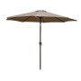 Parasol Tessa Taupe Alumínio 300 cm | Tienda24 Tienda24.eu