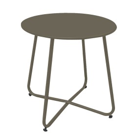 Table d'appoint 41 x 32 x 59 cm Verre Noir Métal | Tienda24 Tienda24.eu