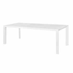 Dining Table Io White Aluminium 180 x 100 x 75 cm | Tienda24 Tienda24.eu