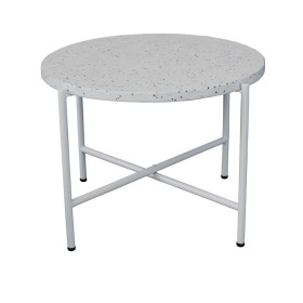 Mesa auxiliar Terrazzo Negro 60 x 60 x 45 cm | Tienda24 Tienda24.eu