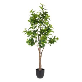 Planta Decorativa Home ESPRIT Polietileno Cemento 18 x 18 x 33 cm (3 Unidades) | Tienda24 Tienda24.eu