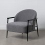 Armchair 74 x 72 x 81 cm Synthetic Fabric Grey Wood | Tienda24 Tienda24.eu