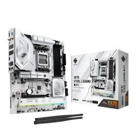 Motherboard ASRock X870 Steel Legend WiFi Intel Wi-Fi 6 AMD AM5 AMD X870 by ASRock, Base plates - Ref: S91107658, Price: 365,...