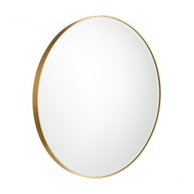 Wall mirror Home ESPRIT Black Golden Wood Aged finish 65 x 5 x 65 cm | Tienda24 Tienda24.eu