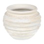 Cache-pot Crème Céramique Rond 30 x 30 x 27 cm | Tienda24 Tienda24.eu