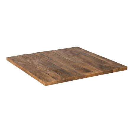 Plateau de table Carré Beige Bois de manguier 80 x 80 x 3 cm | Tienda24 Tienda24.eu