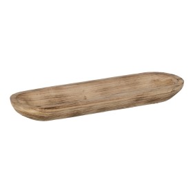 Centerpiece Alexandra House Living White Natural Mango wood 19 x 3 x 38 cm | Tienda24 Tienda24.eu