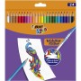 Lápis de cores Bic 987869 Multicolor Apagável 24 Peças de Bic, Materiais de desenho - Ref: M0319875, Preço: 12,62 €, Desconto: %