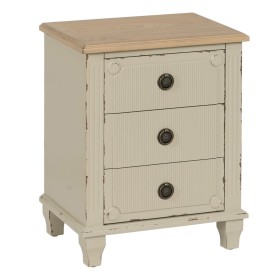 Table de Nuit KENSY 40 x 30 x 55 cm Naturel Bois Blanc | Tienda24 Tienda24.eu