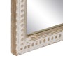 Miroir mural Blanc Naturel Verre Bois de manguier Bois MDF Vertical 60,9 x 3,8 x 152,4 cm | Tienda24 Tienda24.eu