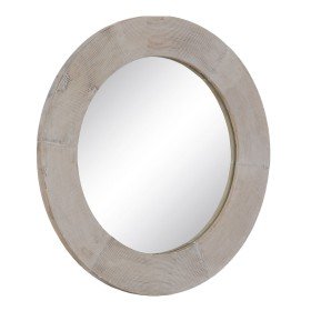 Wall mirror Alexandra House Living Natural Fibre 8 x 63 x 63 cm Circular | Tienda24 Tienda24.eu