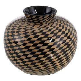 Vase Golden Aluminium 14 x 14 x 31 cm | Tienda24 Tienda24.eu