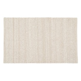 Tapis DKD Home Decor Blanc Polyester Coton Gris foncé (160 x 230 x 1 cm) | Tienda24 Tienda24.eu