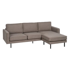 Sofá Chaise Longue DKD Home Decor Gris Metal Moderno 276 x 152,5 x 84 cm | Tienda24 Tienda24.eu